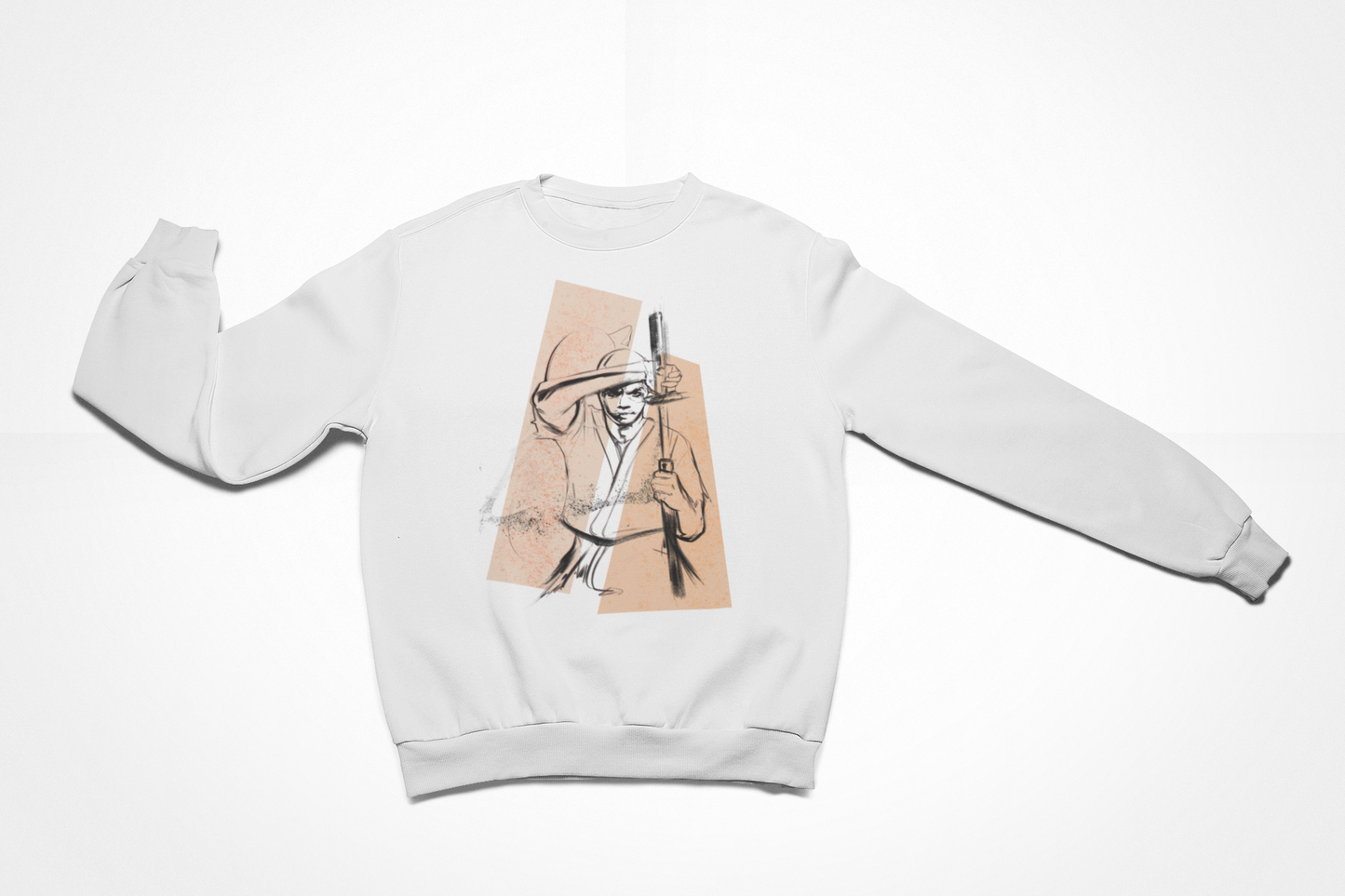 "Draw" Crewneck Sweatshirt – Lupe Fiasco’s Samurai Project by K.O.S.