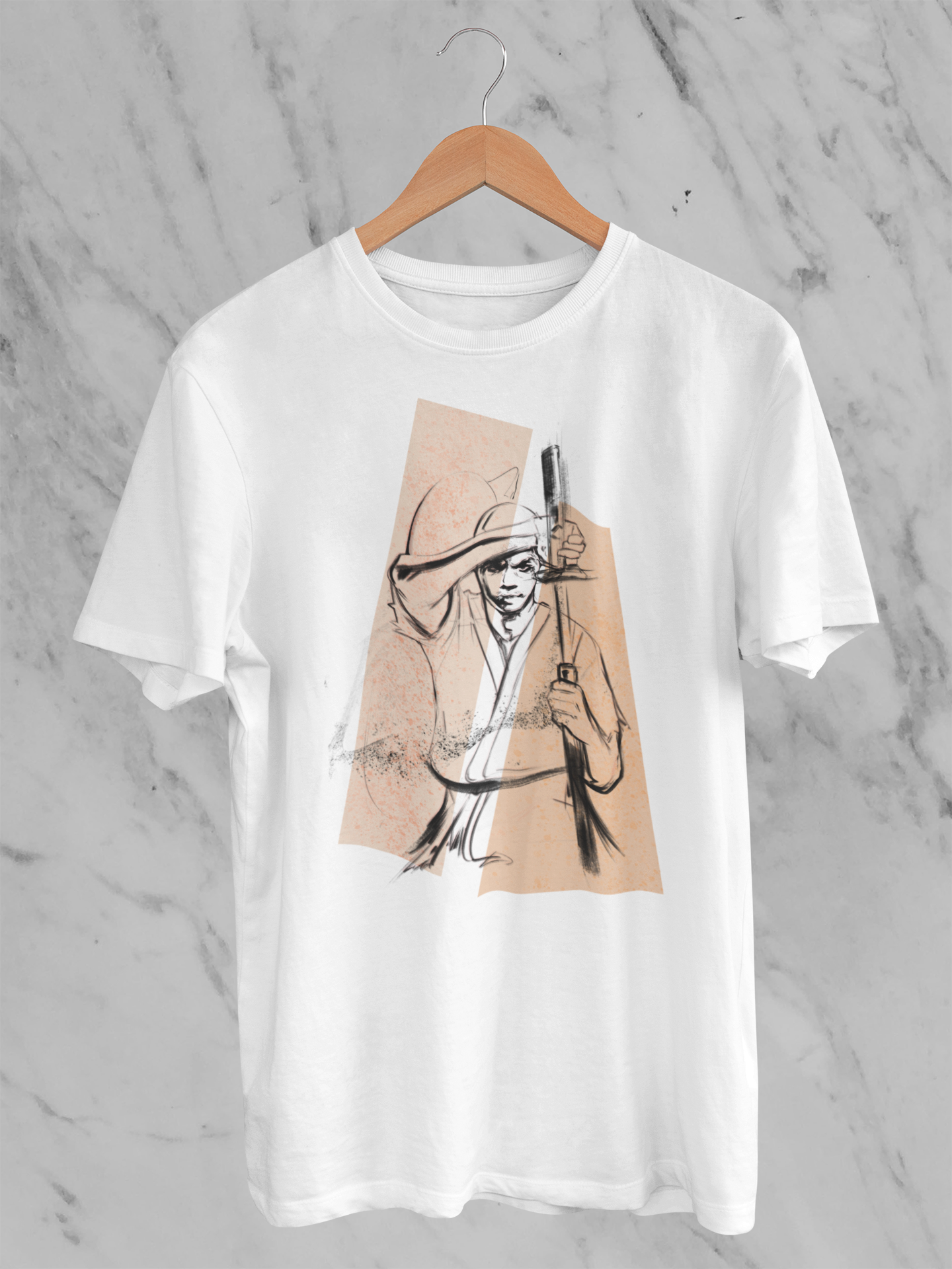 "Draw" T-Shirt – Lupe Fiasco’s Samurai Project by K.O.S.